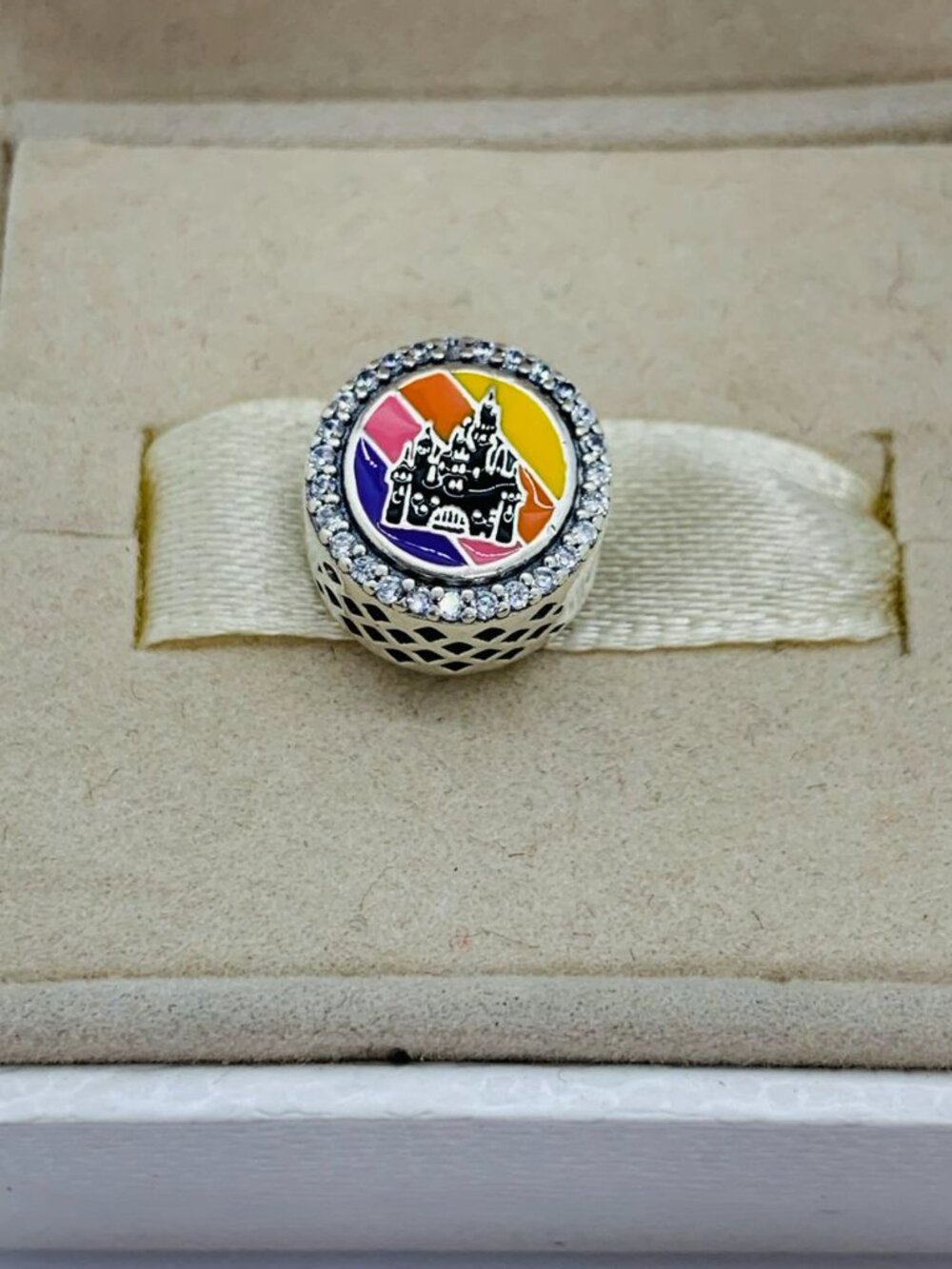 ✨🔥Pandora Disney 100 Years of wonder Magic key Popcorn Bucket Charm
